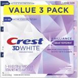 TOOTHPASTE  CREST -3DWHITE BRILLIANCE VIABRANT MINT (4.6OZ) 3CT**AVAILABLE BY SPECIAL ORDER AND EMAIL ONLY, ALLOW 21 DAYS LEADTIME**
