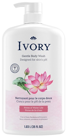 IVORY BODY WASH WATER LILY SCENT 35OZ**AVAILABLE BY SPECIAL ORDER & EMAIL ONLY, ALLOW 14 DAYS LEADTIME