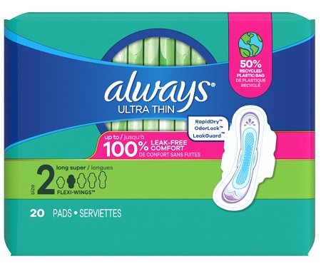 ALWAYS ULTRA THIN #2 LONG SUPER**AVAILABLE BY SPECIAL ORDER ONLY, ALLOW 21 DAYS LEADTIME