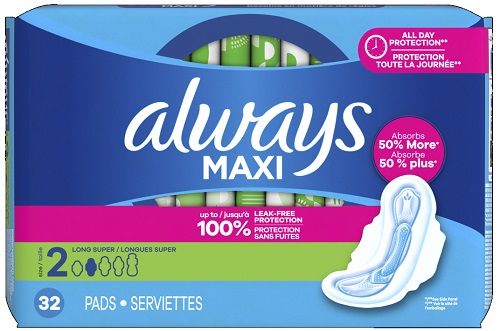 ALWAYS MAXI WINGS LONG SUPER #2  (32CT)**AVAILABLE BY SPECIAL ORDER ONLY, ALLOW 21 DAYS LEADTIME