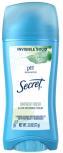 SECRET INVISIBLE SOLID SHOWER FRESH 2.6OZ**AVAILABLE BY SPECIAL ORDER AND EMAIL ONLY, ALLOW 21 DAYS LEADTIME
