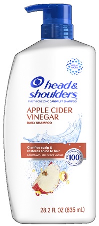 HEAD & SHOULDERS 28.2OZ DANDRUFF SHAMPOO - APPLE CIDER VINEGAR**AVAILABLE BY SPECIAL ORDER AND EMAIL ONLY, ALLOW 14 DAYS LEADTIME