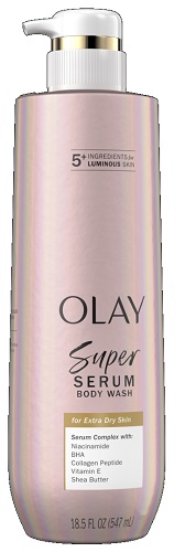 OLAY SUPER SERUM BODY WASH EXTRA DRY SKIN 18.5OZ**AVAILABLE BY SPECIAL ORDER & EMAIL ONLY, ALLOW 14 DAYS LEADTIME
