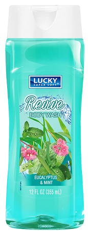 LUCKY BODY WASH 12OZEUCALYPTUS & MINT