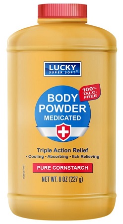 LUCKY BODY POWDER MEDICATED 8OZ