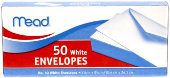 ENVELOPES LARGE 24/50CT