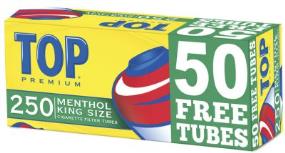 TOP TUBE MENTHOLKING SIZE 250CT