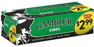 GAMBLER TUBES KING MENTHOL ($2.99)