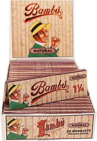 BAMBU PAPERS NATURAL 1 1/4