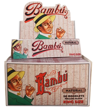 BAMBU PAPERS BIG NATURAL KING 50CT
