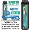 BREEZE PRO  0 NIC - MINT**ZERO NICOTINE - 2 BOX LIMIT**