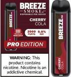 BREEZE PRO 2000 CHERRY COLA   (MSRP:$17.99)**1 - 2 BOX LIMIT PER SKU (LIMIT BASED ON AVAILABILITY)**