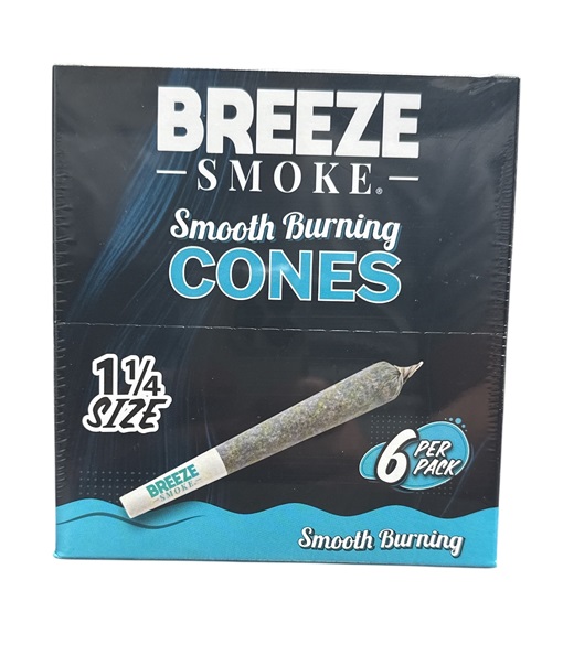 BREEZE PAPER CONES 1 1/4 (6PK)