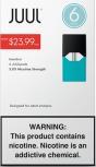 JUUL PODS 5% MENTHOL 6PK $23.99**NOT FOR ONLINE SALES** LIMITED WHILE INVENTORY LASTS - NO RETURNS, NO EXCHANGES.