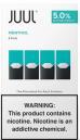 JUUL PODS 5% MENTHOL 4PK**NOT FOR ONLINE SALES**