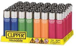 CLIPPER LIGHTER METALLIC FLUO