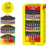 CLIPPER LIGHTER MIXED (CAROUSEL)48CT SOLD ASSORTED + 48CT SUGAR SKULLS + 48CT STARS + 12 FREE PCS