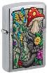 ZIPPO FREAKY NATURE CHROME -$27.95