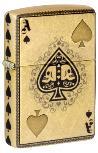 ZIPPO ACE OF SPADES 540 BRASS $53.95