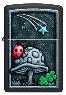 ZIPPO MUSHROOM BLACK MATTE $31.95