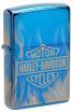 ZIPPO HARLEY BLUE HIGH POLISH-$59.95