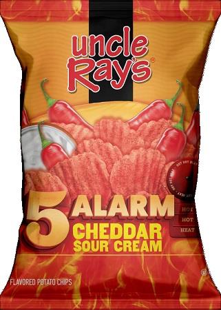 UNCLE RAY'S 3OZ 5 ALARM CHEDDAR & SOUR CREAM CHIP$2.29 PRE-PRICE