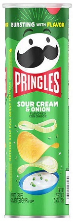 PRINGLES SOUR CREAM & ONION 5.57OZ