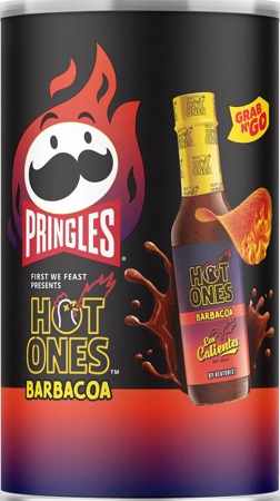 PRINGLES 71G HOT ONES BARBACOA 2.5OZ**AVAILABLE 12/2025 BY SPECIAL ORDER AND EMAIL ONLY, ALLOW 21 DAYS LEADTIME**
