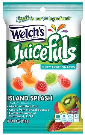 WELCH'S FRUIT SNACKS (4OZ) JUICEFULS ISLAND SPLASH*$.72 OFF PER CASE *