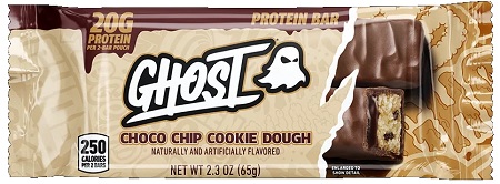 GHOST PROTEIN BAR CHOCO CHIP COOKIE DOUGH 2.3OZ*AVAILABLE 10/1/2026*