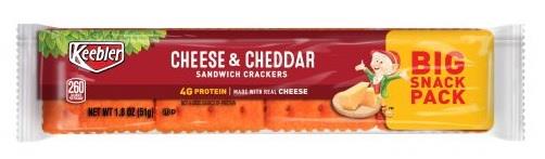KEEBLER CHEESE & CHEDDAR CRACKERS 1.8OZ