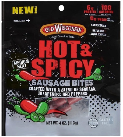 OLD WISCONSIN BITES 4OZ*HOT & SPICY*