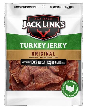 JACK LINK'S 3.25OZ TURKEY JERKY*$3.00 OFF PER CASE*