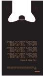 SHOPPING BAG (THANK YOU) 600CTBLACK GOLD 1/6 (HEAVY DUTY)