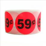 SUPERMAXX LABEL RED $.59 5CT