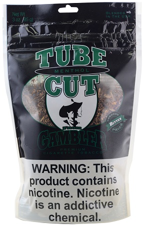 GAMBLER TUBE CUT MEDIUMMENTHOL 3OZ