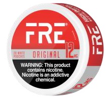 FRE NICOTINE POUCHES 12MG ORIGINAL 20CT*$3.00 OFF PER 5CT ROLL*